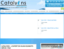 Tablet Screenshot of catalyons.com